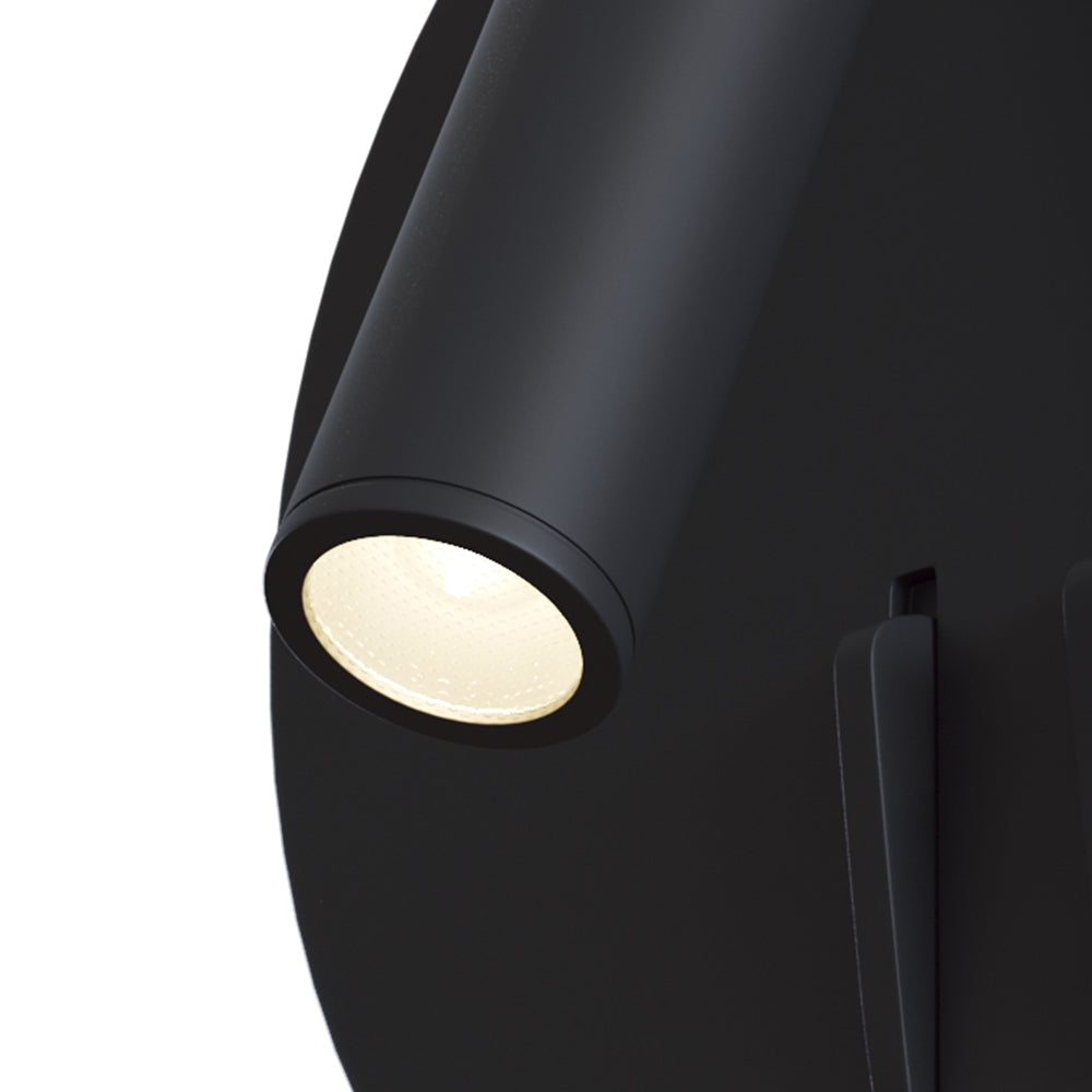 LED zidna svjetiljka Ios 176 Ø140mm 9W 3000K crna