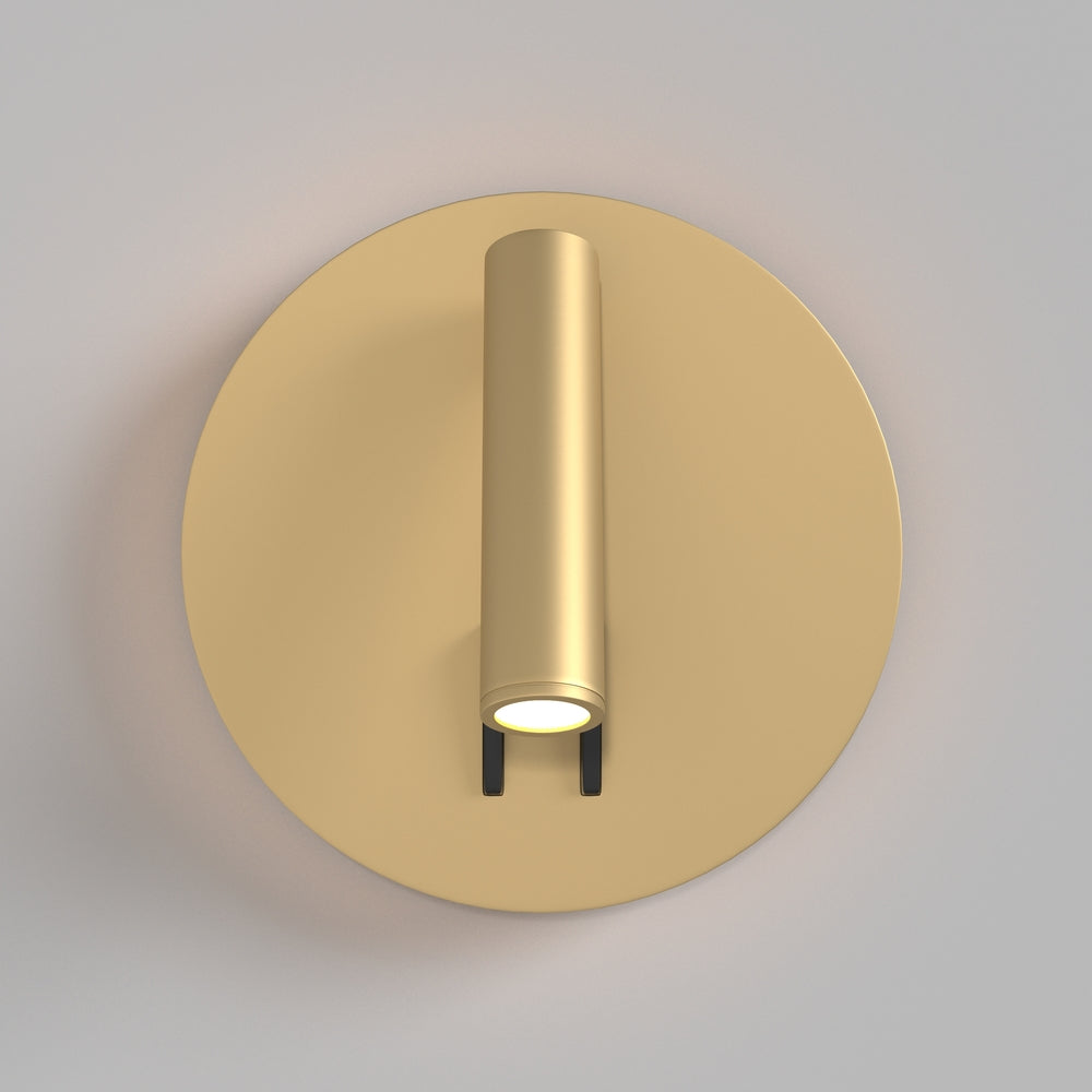 LED zidna svjetiljka Ios 176 Ø140mm 9W 3000K mat zlatna