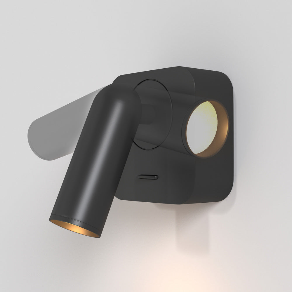 LED zidna svjetiljka Mirax 65mm 3W 3000K crna