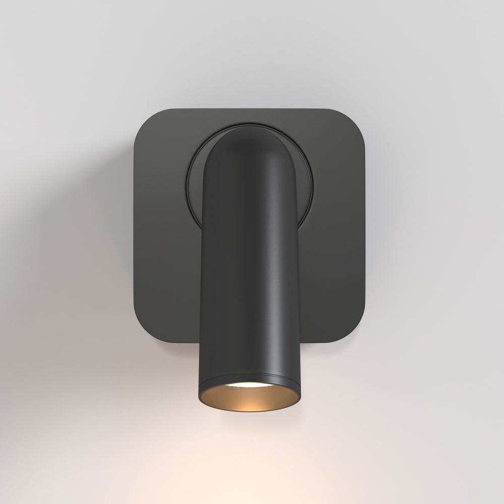 LED zidna svjetiljka Mirax 65mm 3W 3000K crna