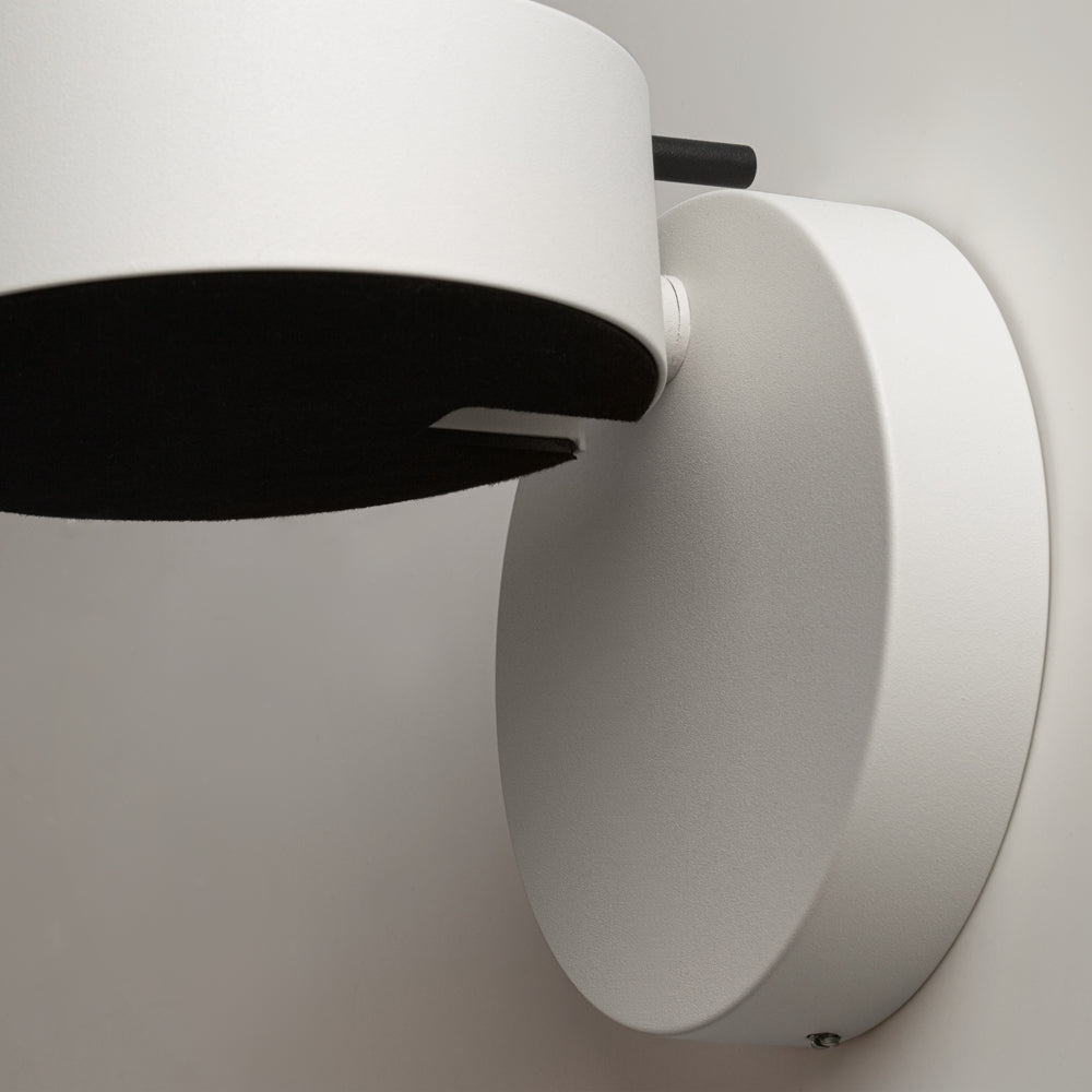LED zidna svjetiljka Nuance 3W 3000K bijela/crna