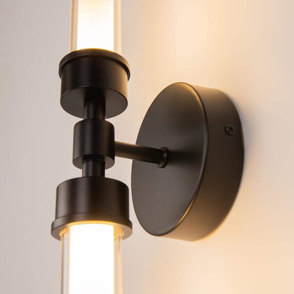 LED zidna svjetiljka STELO 7W 3000K crna