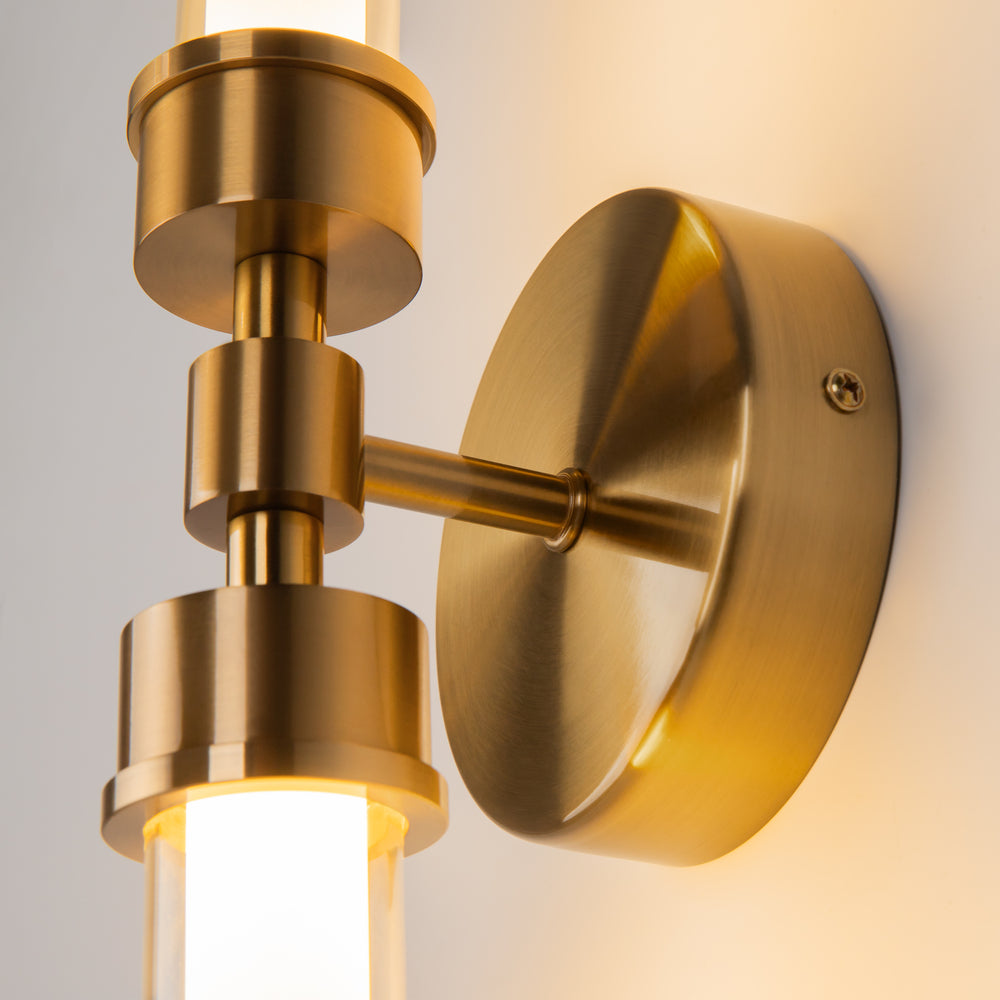 LED zidna svjetiljka STELO 7W 3000K mesing