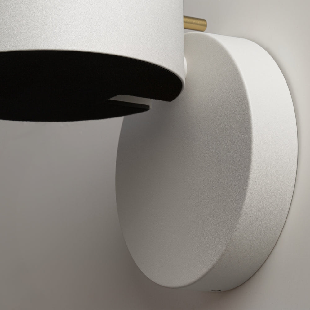 LED zidna svjetiljka Nuance 3W 3000K bijela/mesing