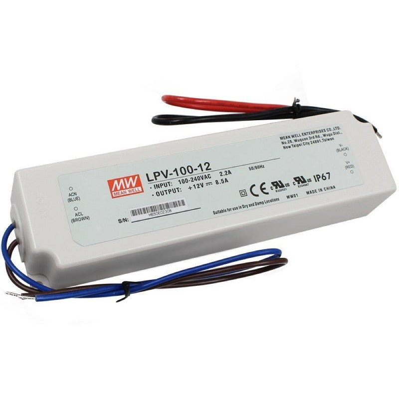 MEAN WELL LED napajanje 12V DC 100W IP67