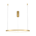 Moderna LED viseća svjetiljka MAYTONI Glint, 24W, 3000K, Ø600mm, ZLATNA