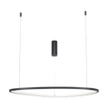 Moderna LED viseća svjetiljka MAYTONI Glint, 36W, 3000K, Ø800mm, CRNA