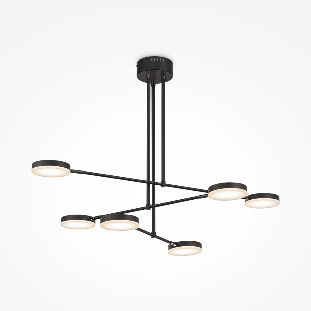 LED stropna svjetiljka FAD 616x550x890 40W 3000K CRNA