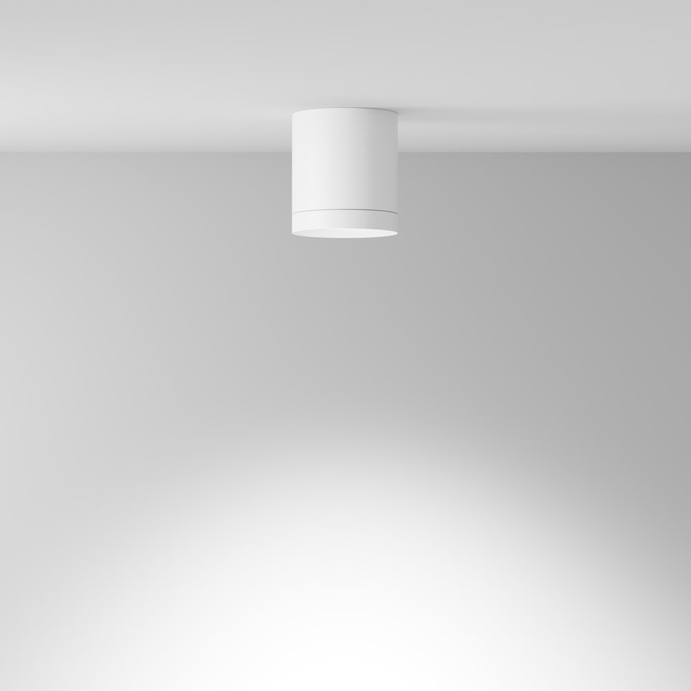 Moderna svjetiljka MAYTONI Hoop, 1xGX53, h96xØ85 mm BIJELA