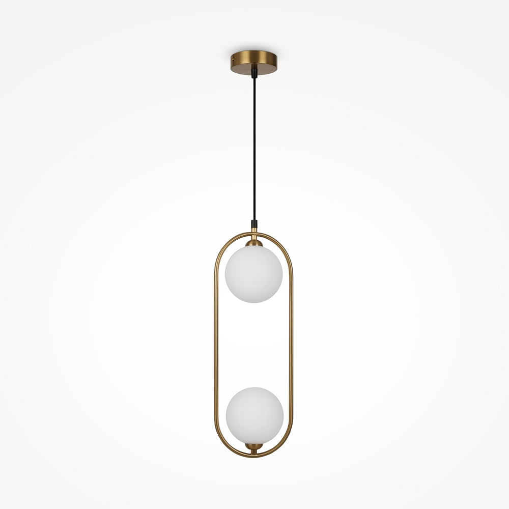Viseća svjetiljka RING, 2xG9 170mm, MESING