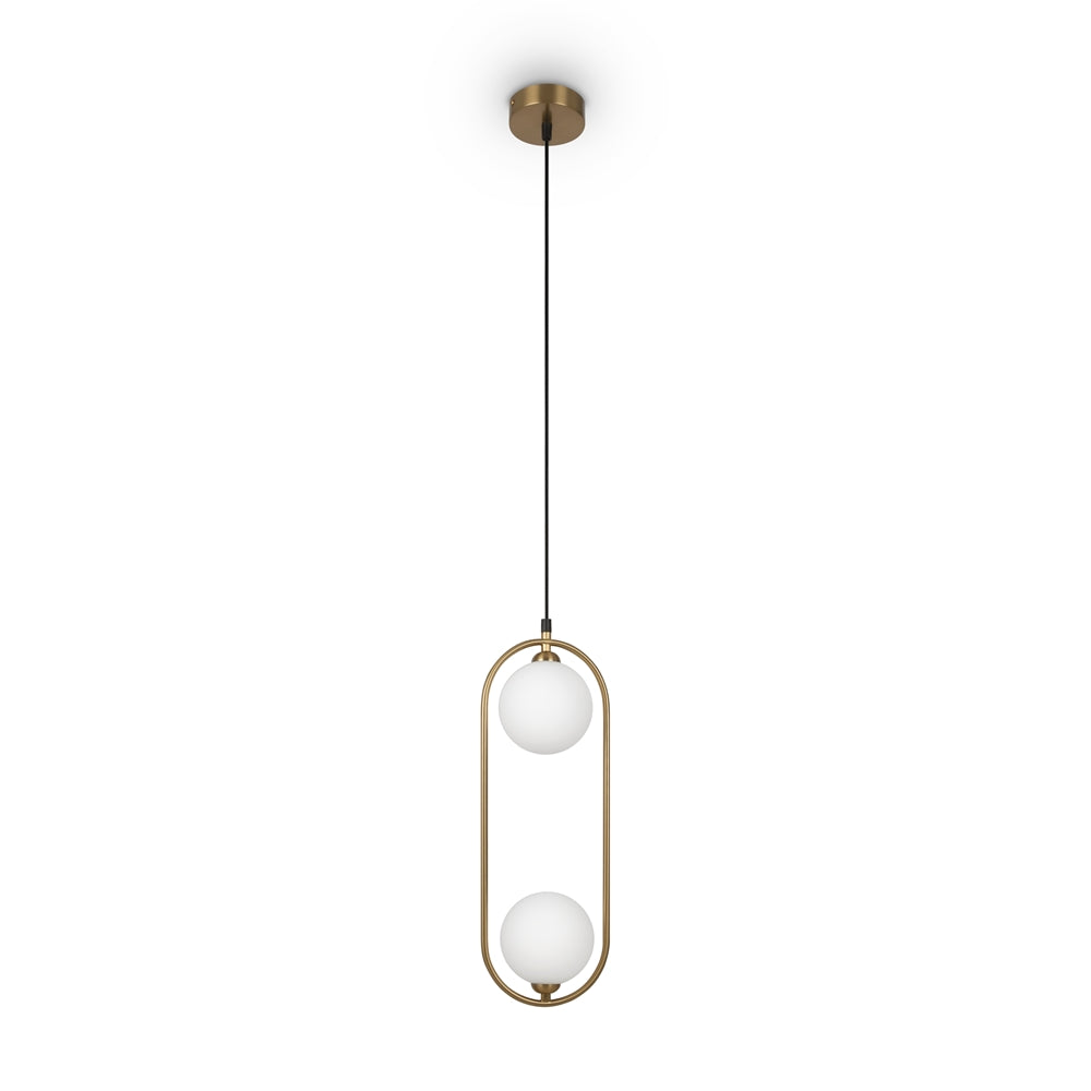 Viseća svjetiljka RING, 2xG9 170mm, MESING