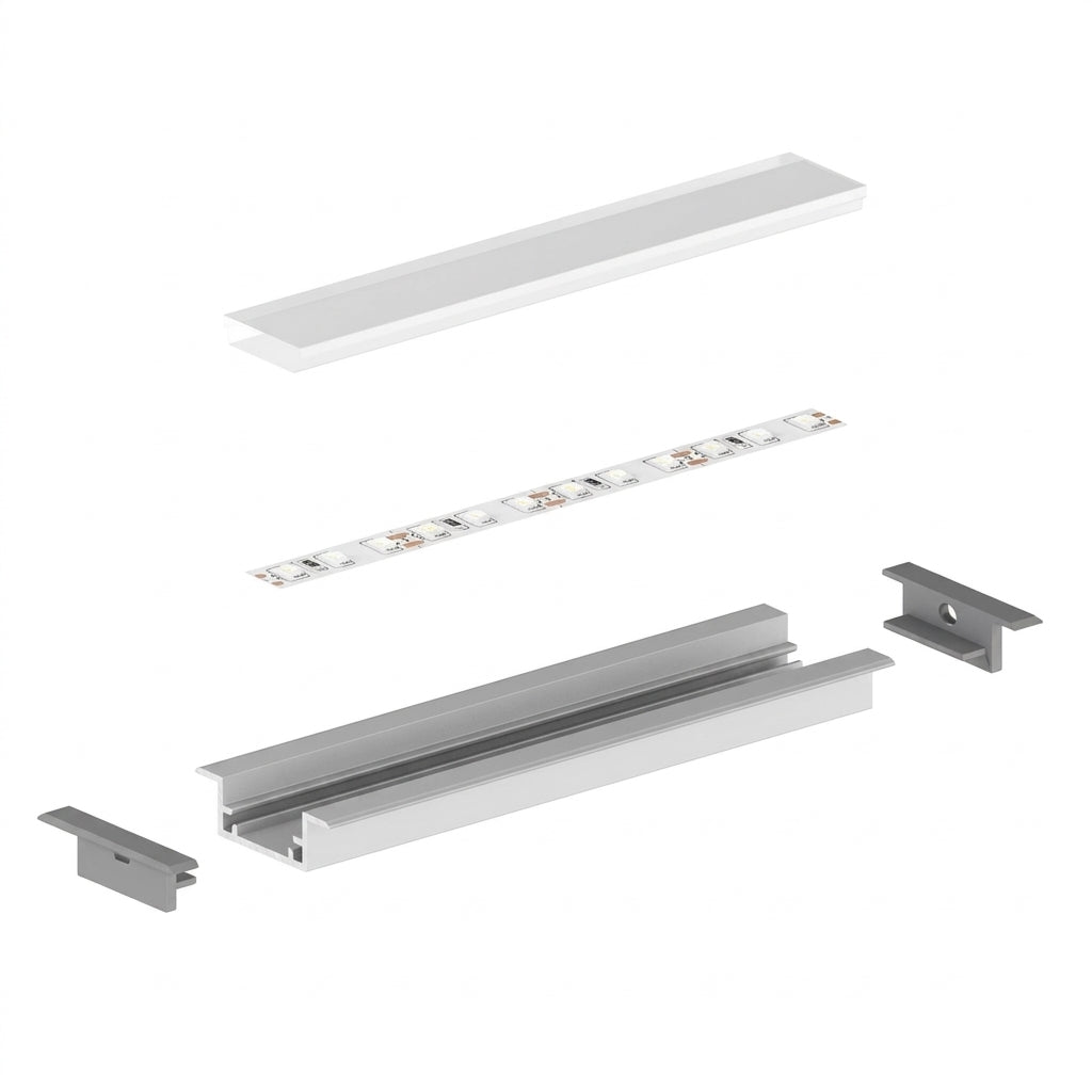 LED profil P11-2 HERMETIC, IP67, 2000 mm