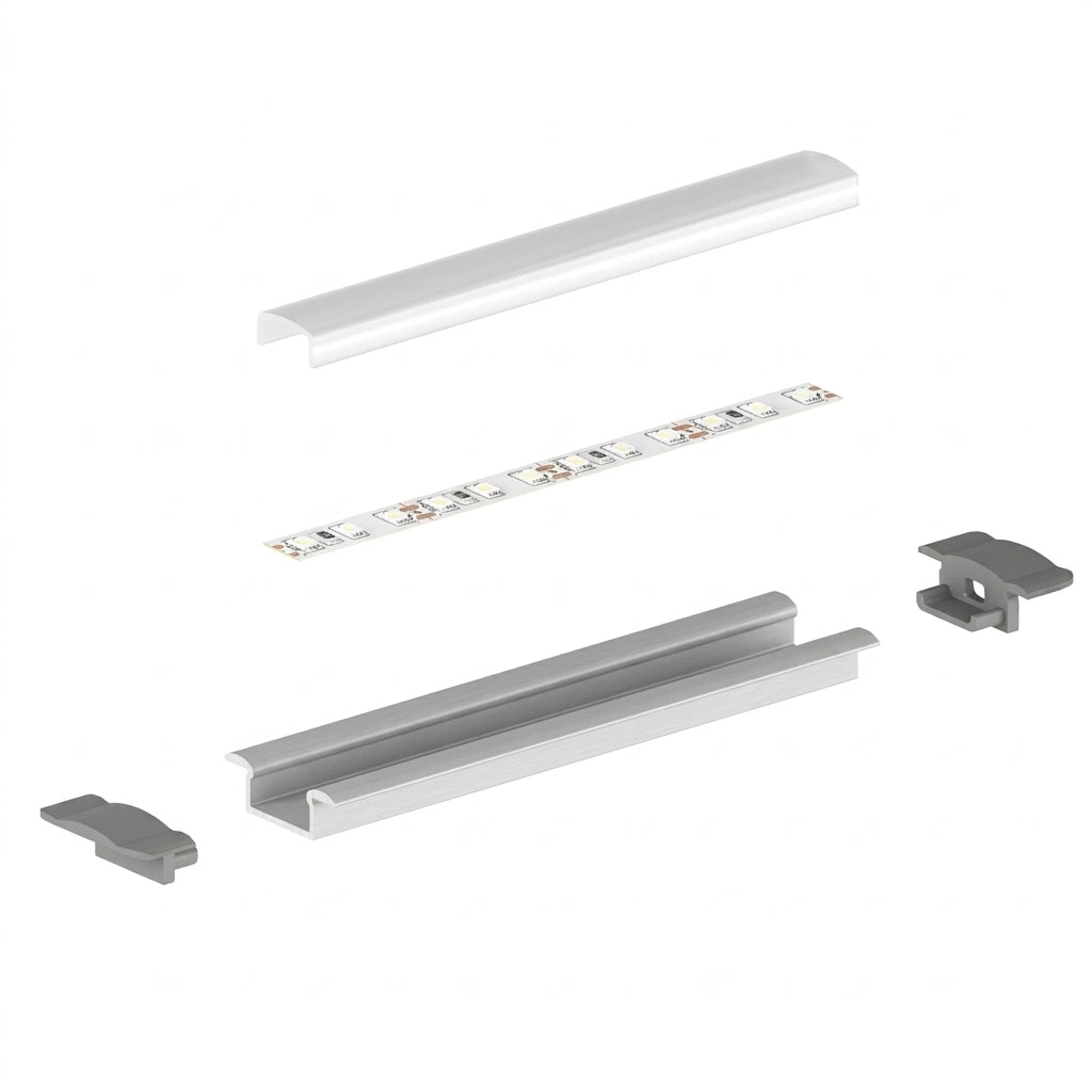 LED profil ugradbeni P6-1, 15×7x2000 mm