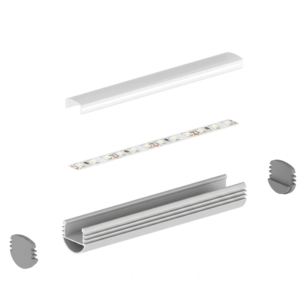 LED profil okrugli P8-1, Ø18,5x2000 mm