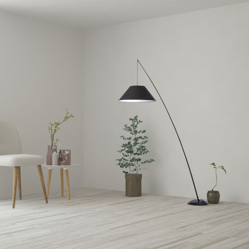 Podna svjetiljka CAMPANULA 2350x550x1730 1xE27 Crna