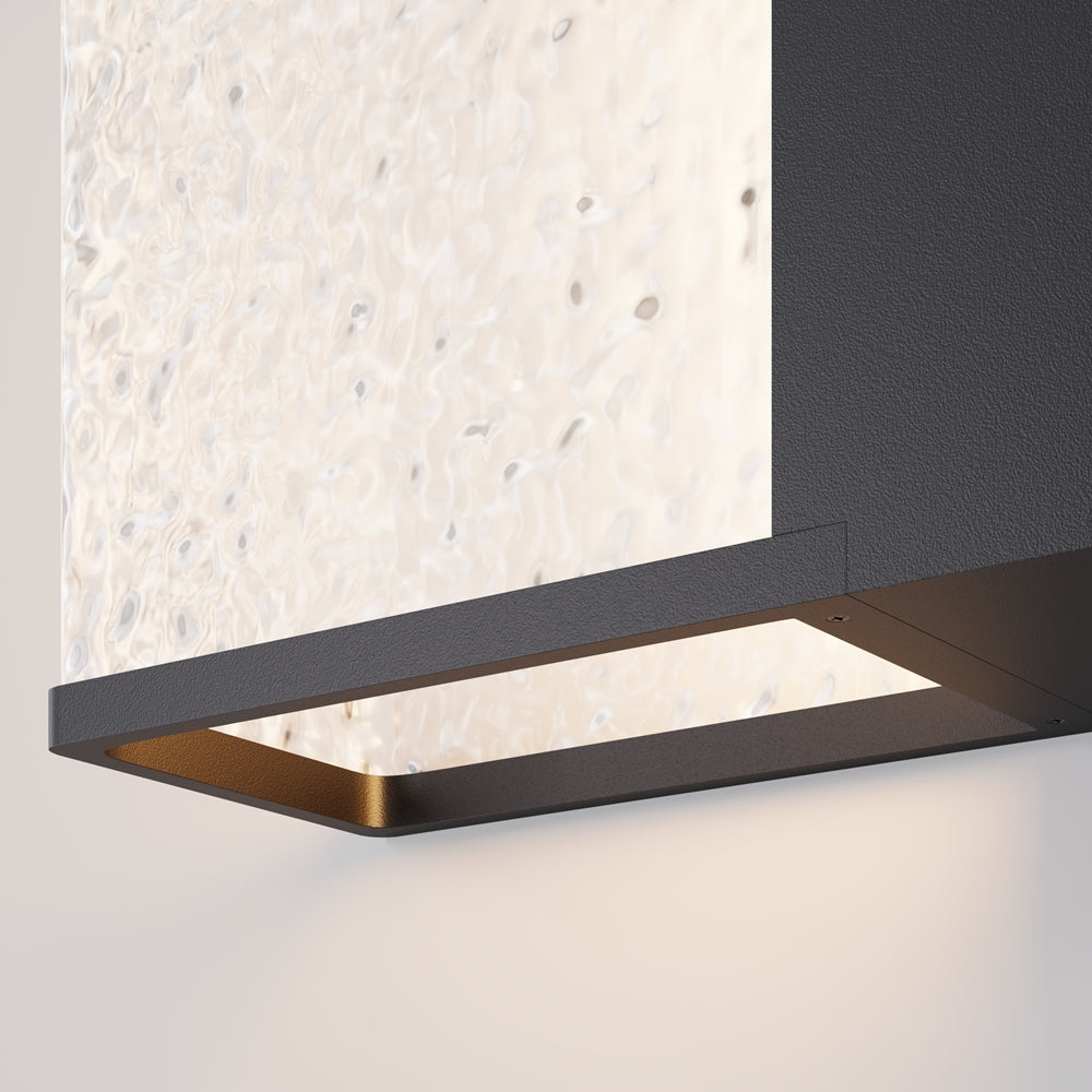 LED zidna svjetiljka  Floeva, 1xE27, IP65, 365MM, CRNA