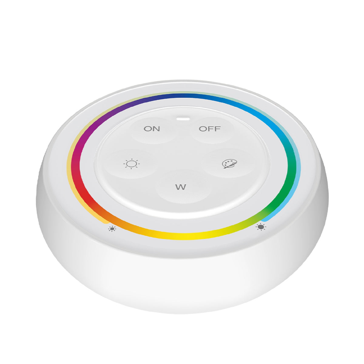 RGB/CCT okrugli zidni panel na dodir, daljinski upravljač za LED rasvjetu, 2.4G, 30m, BIJELI