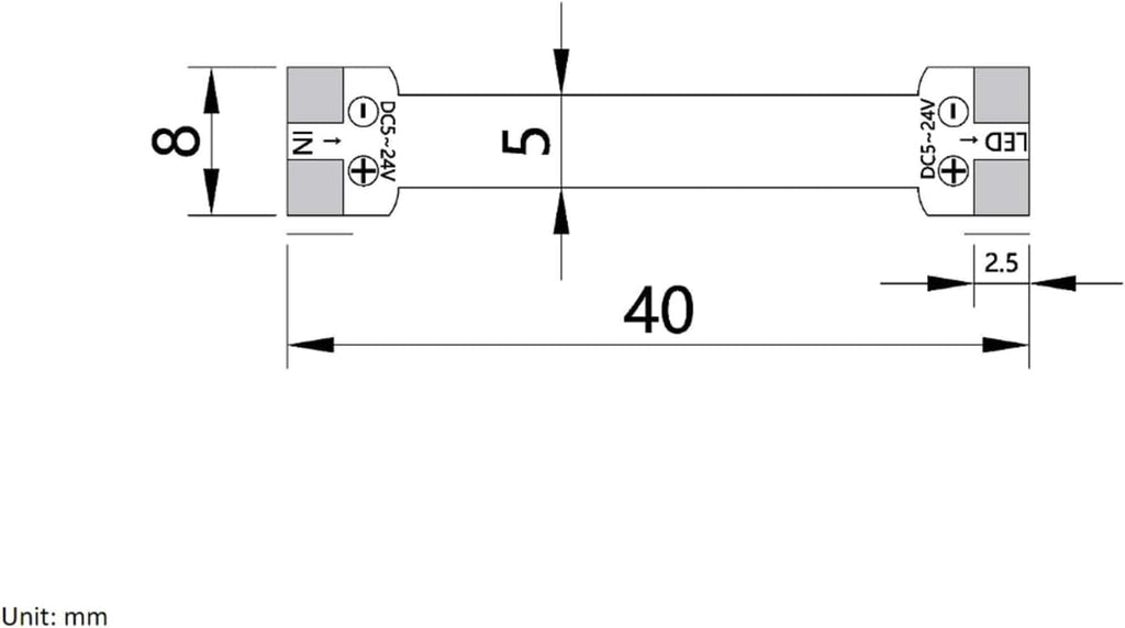 Ugradbeni dimer prekidač na dodir za LED profile 12-24V 3.5A