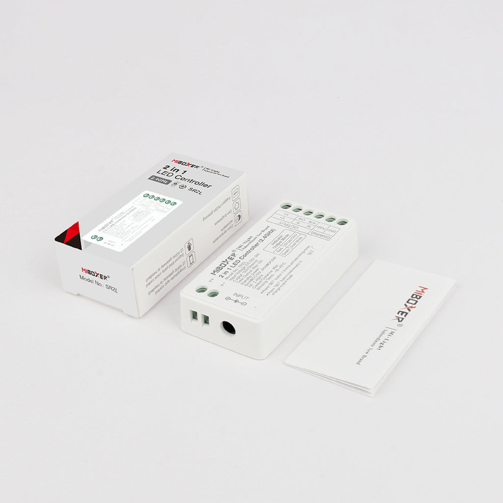 MONO/CCT LED prijamnik i kontroler 2-u-1, 2.4GHz, 12V-24V, 12A