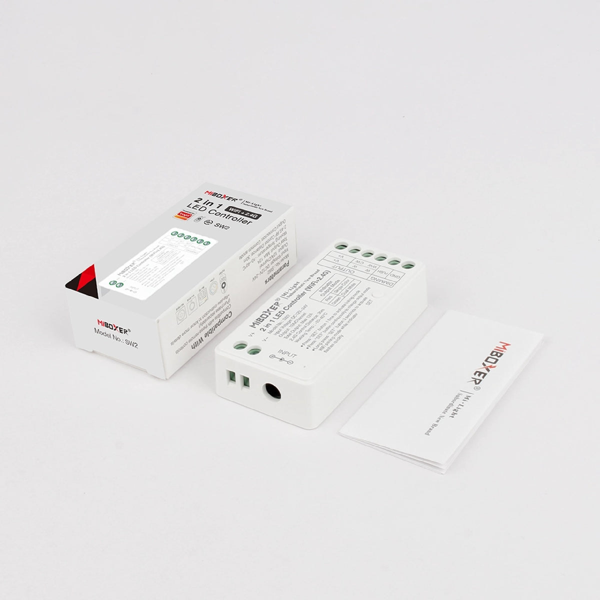 MONO/CCT LED prijamnik i kontroler 2-u-1, 2.4GHz/WiFi, 12V-24V, 12A