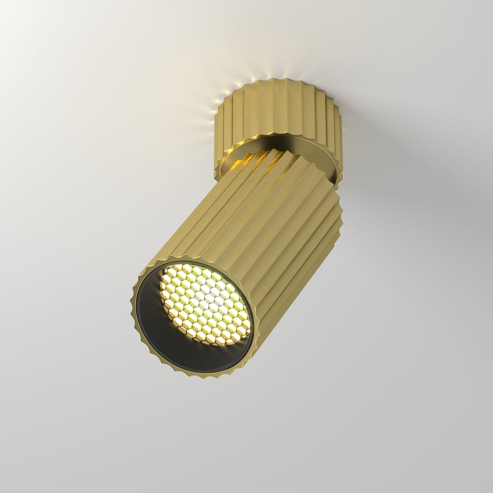 Stropna svjetiljka CALIPSO 136x56 1XGU10 mesing