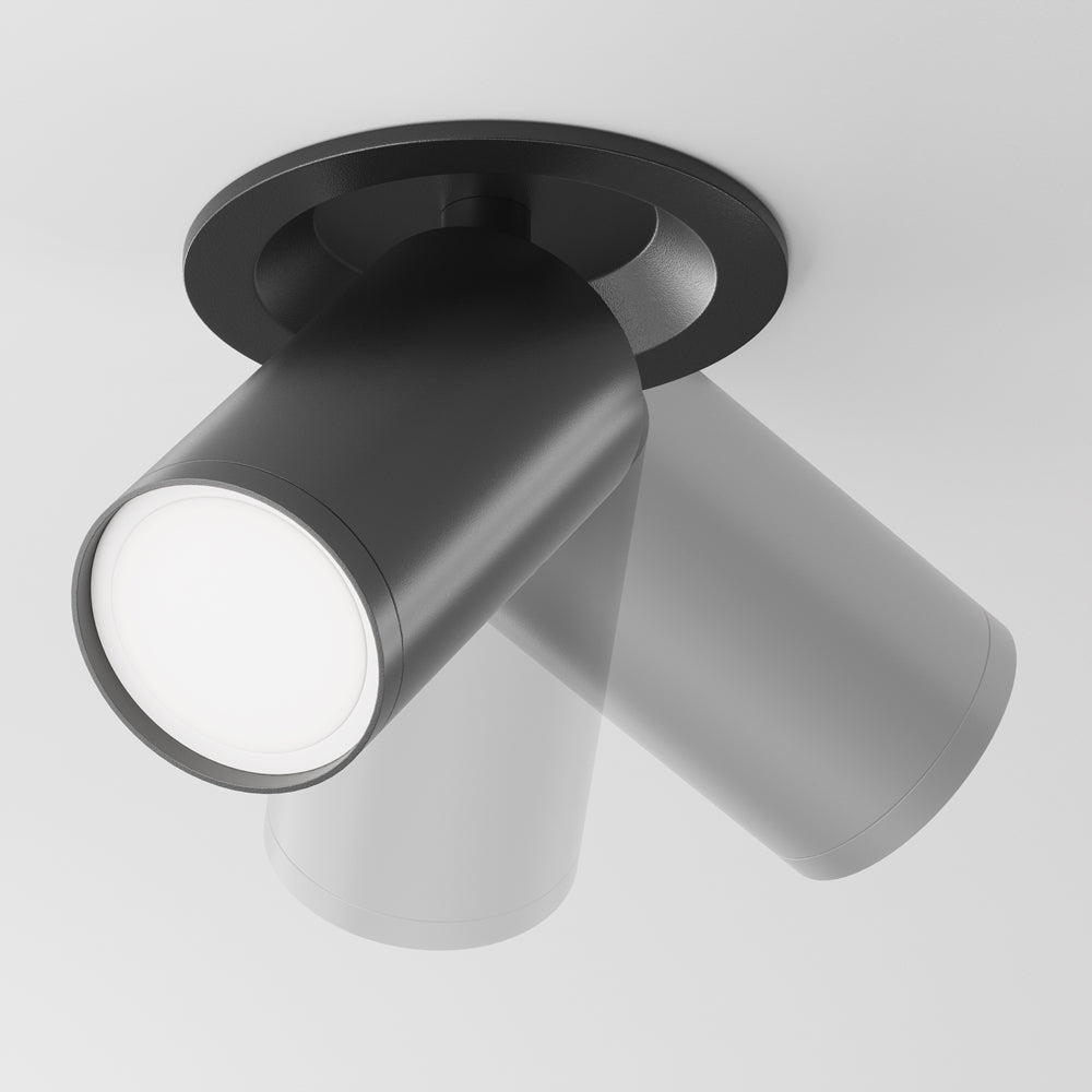 Ugradbena svjetiljka MAYTONI FOCUS S, 92x52mm, 1xGU10, CRNA