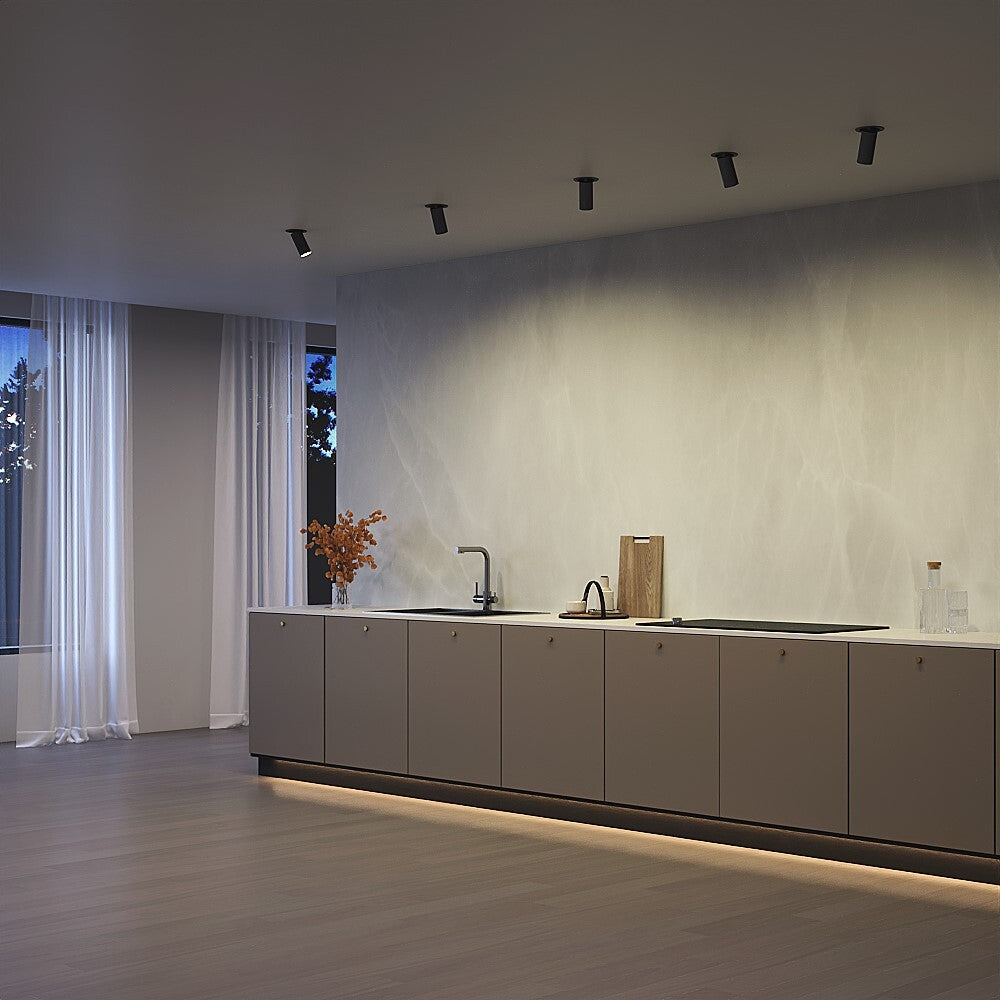 Ugradbena svjetiljka ARTISAN 141x54 1XGU10 crna