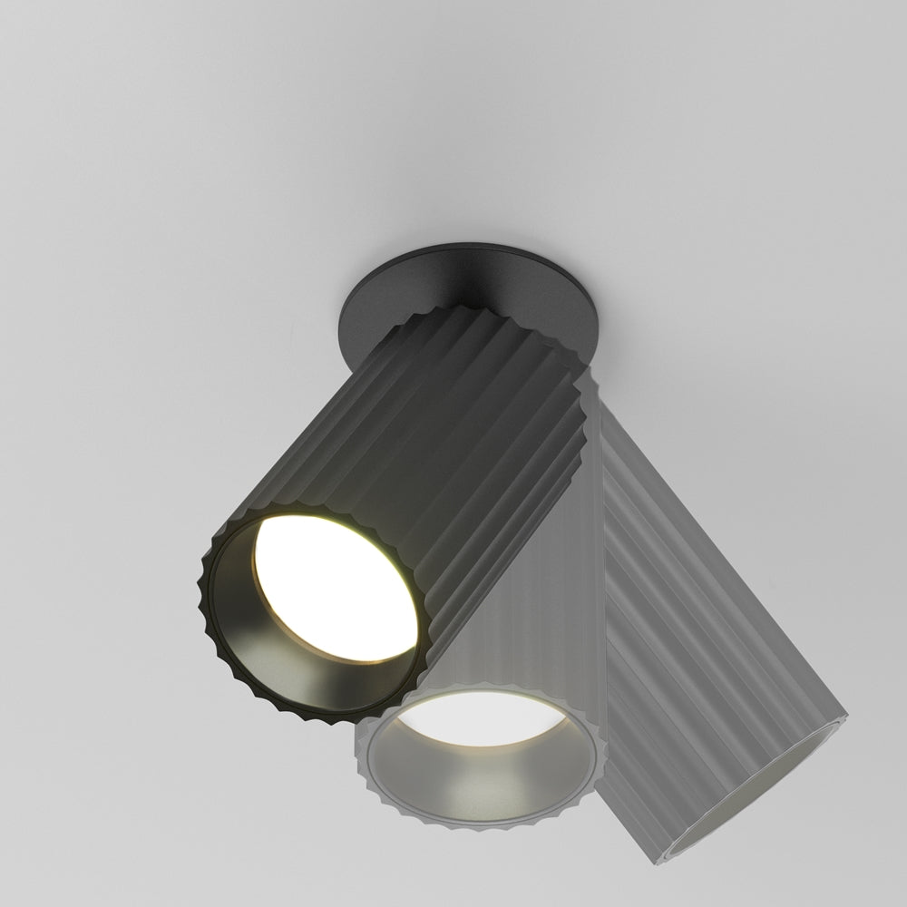 Ugradbena svjetiljka CALIPSO 144x56 1XGU10 crna
