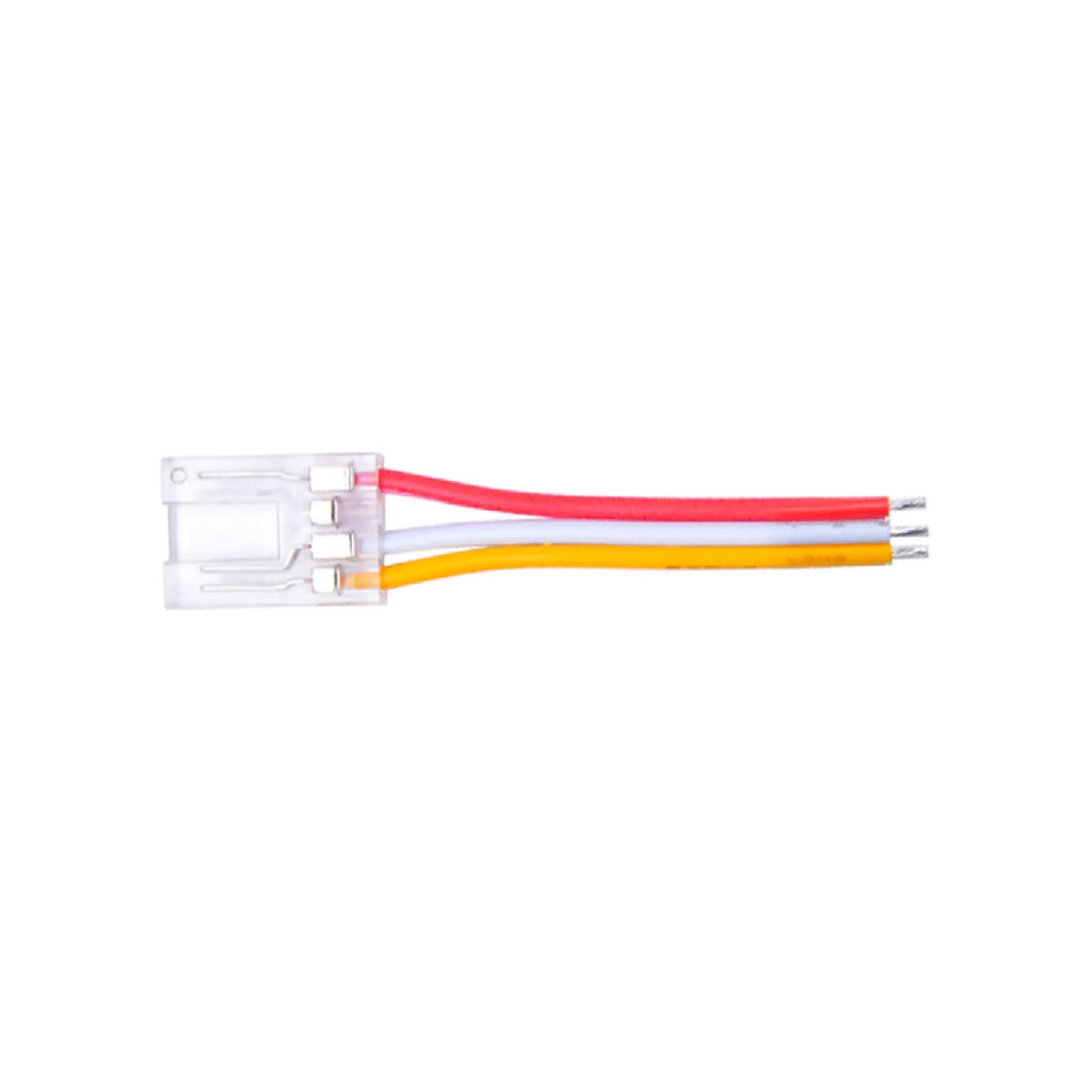Transparentni konektor s kabelom 3-pin za CCT/Mono LED SMD/COB trake 10mm
