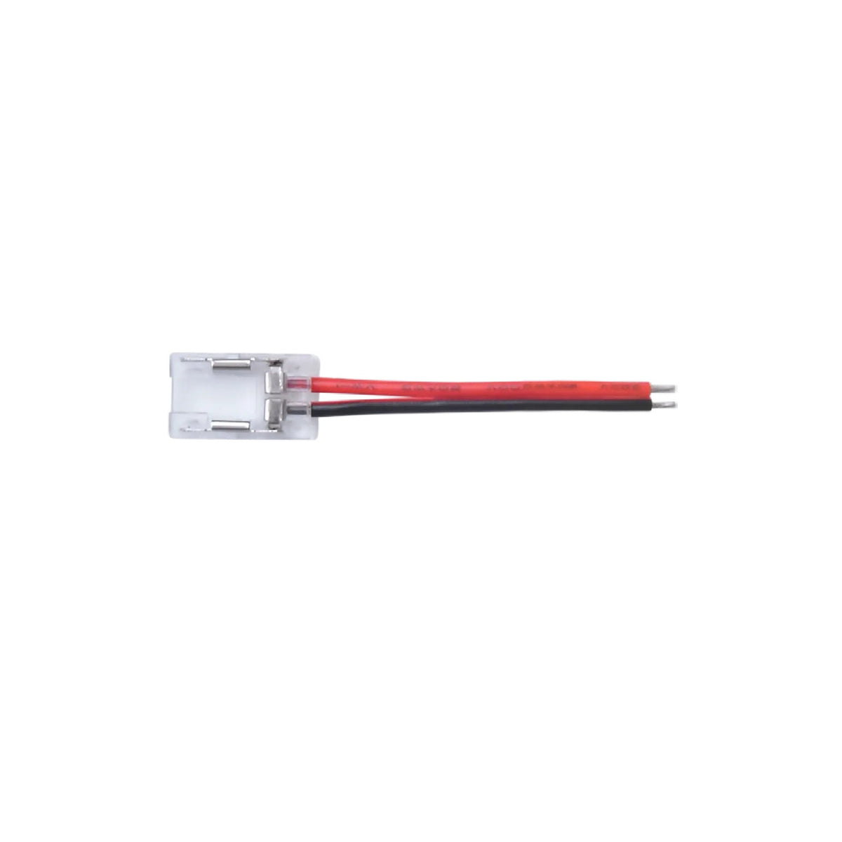 Transparentni konektor s kabelom 2-pin za jednobojne LED SMD/COB trake 8mm