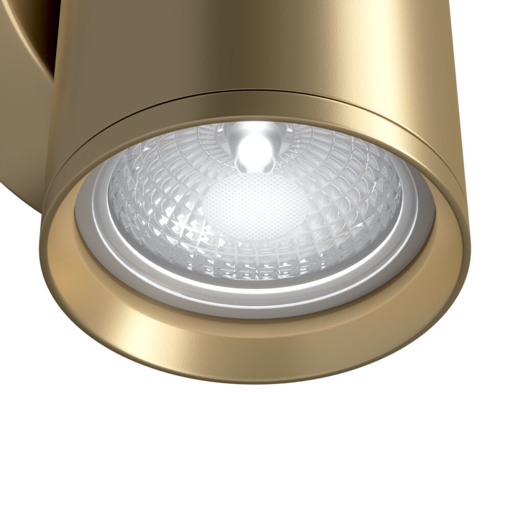 Zidna svjetiljka MAYTONI FOCUS S, 100x52mm, 1xGU10, MAT ZLATNA