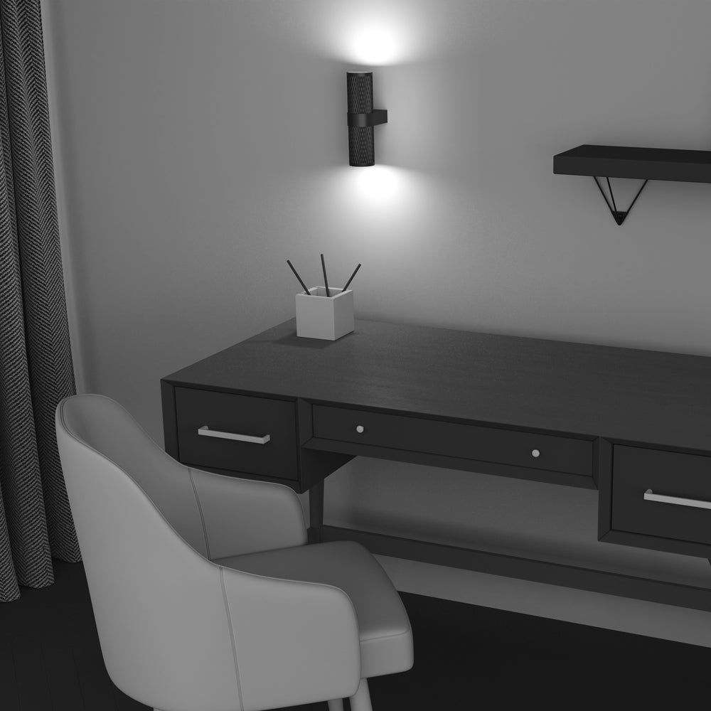 Zidna svjetiljka Focus Design 2XGU10 crna