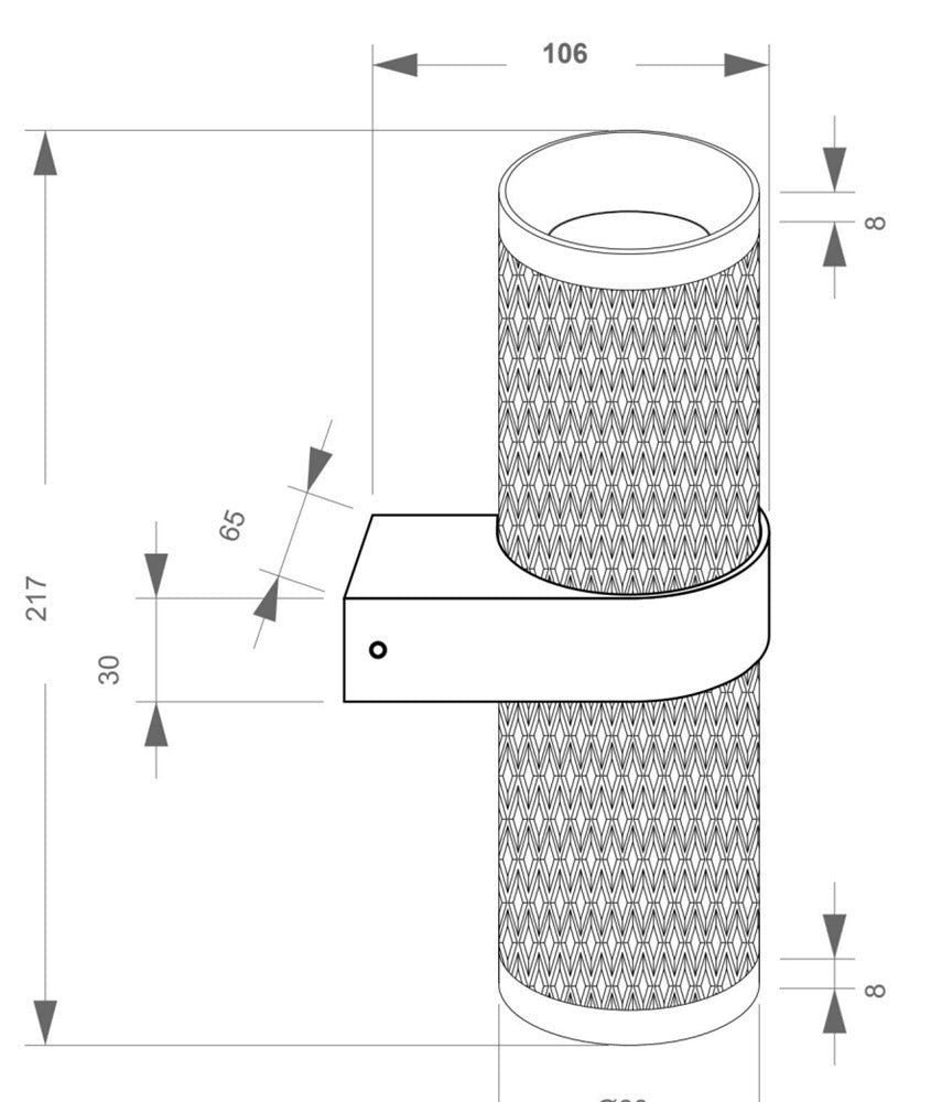 Zidna svjetiljka Focus Design 2XGU10 mat zlatna