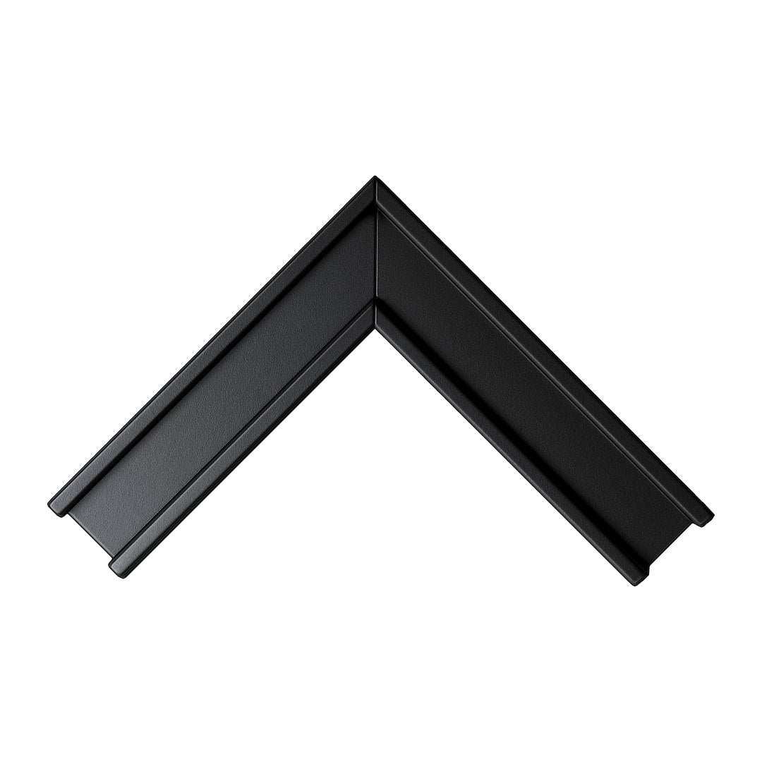 Kut za Magnetni sustav MEDIUM 10 mm širine, CRNI