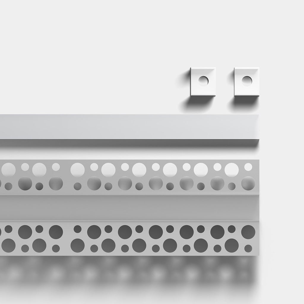Ugradbeni LED profil GK1 set s opalnim poklopcem 2m