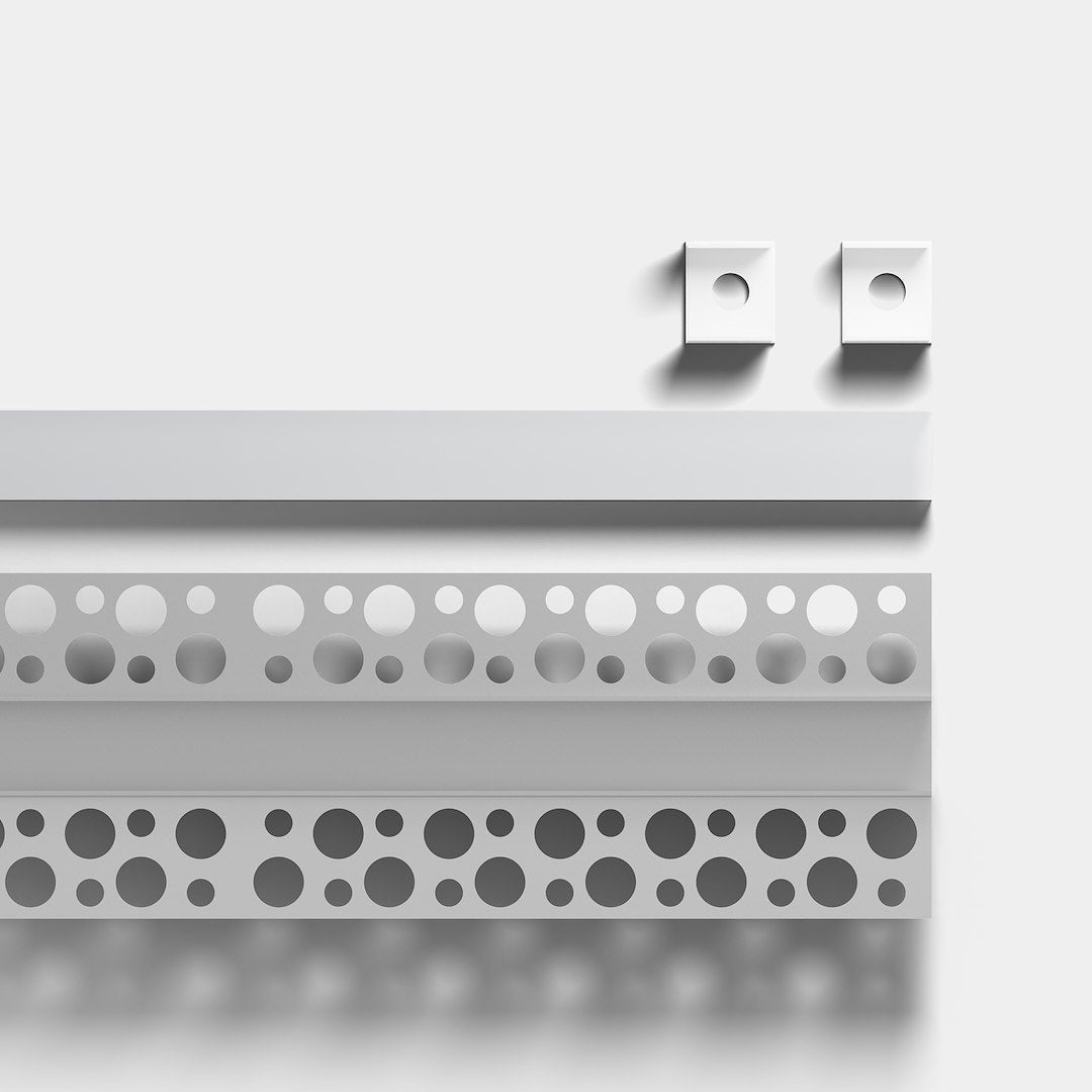 Ugradbeni LED profil GK1 set s opalnim poklopcem 2m