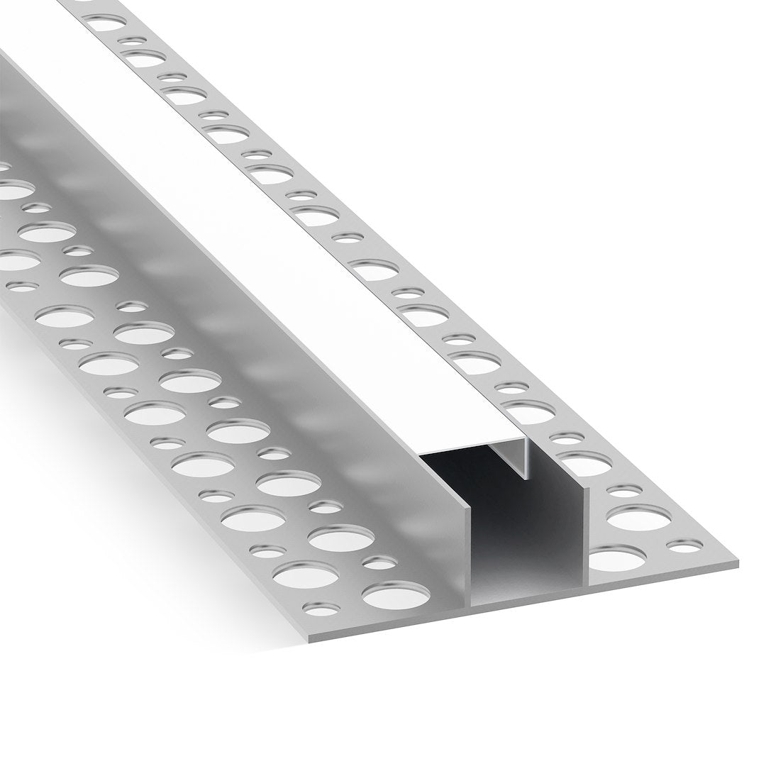 Ugradbeni LED profil GK2 set s opalnim poklopcem 2m