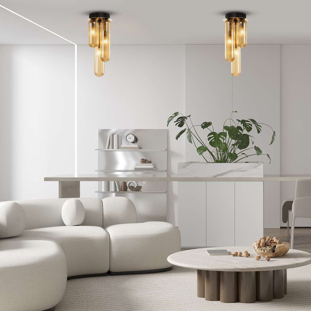 PAX GOLD stropna lampa 3xG9