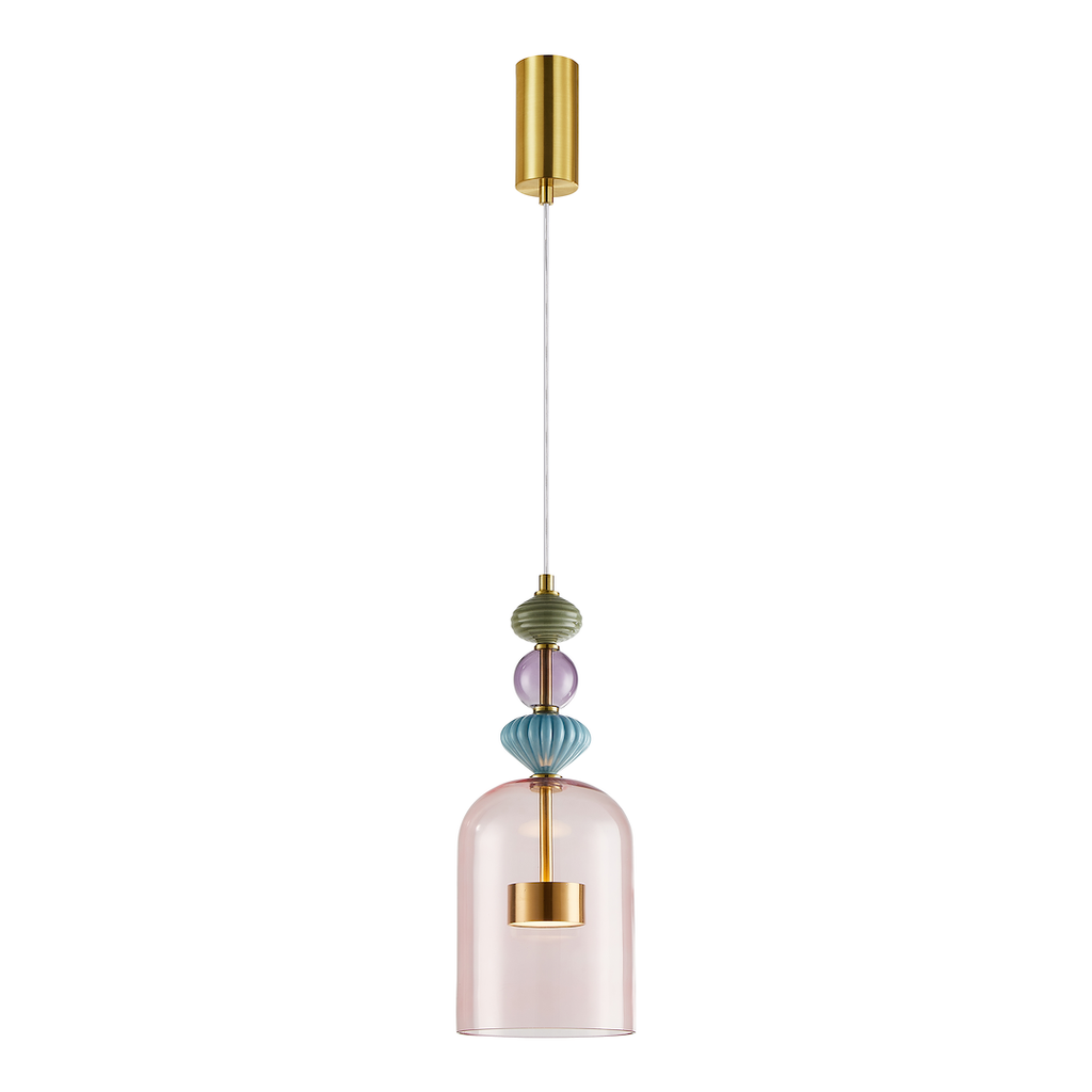 ARTE 12W LED viseća svjetiljka, promjer 16 cm, mesing