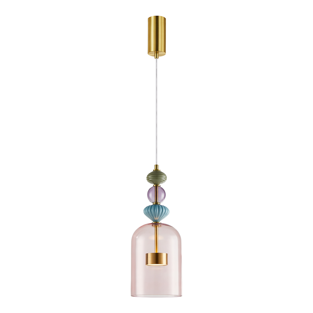 ARTE 12W LED viseća svjetiljka, promjer 16 cm, mesing