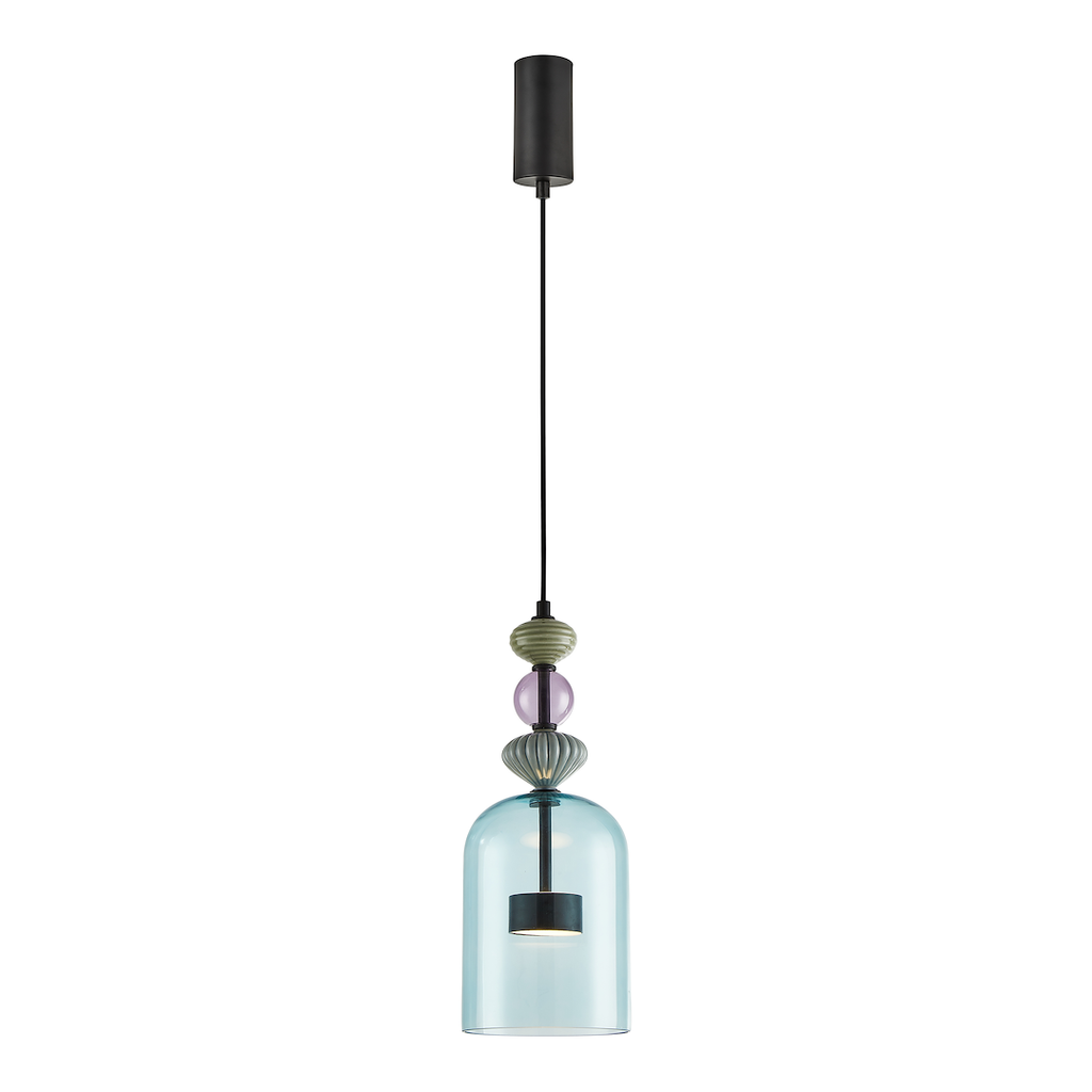 Arte 12W LED viseća svjetiljka, promjer 16 cm, crna