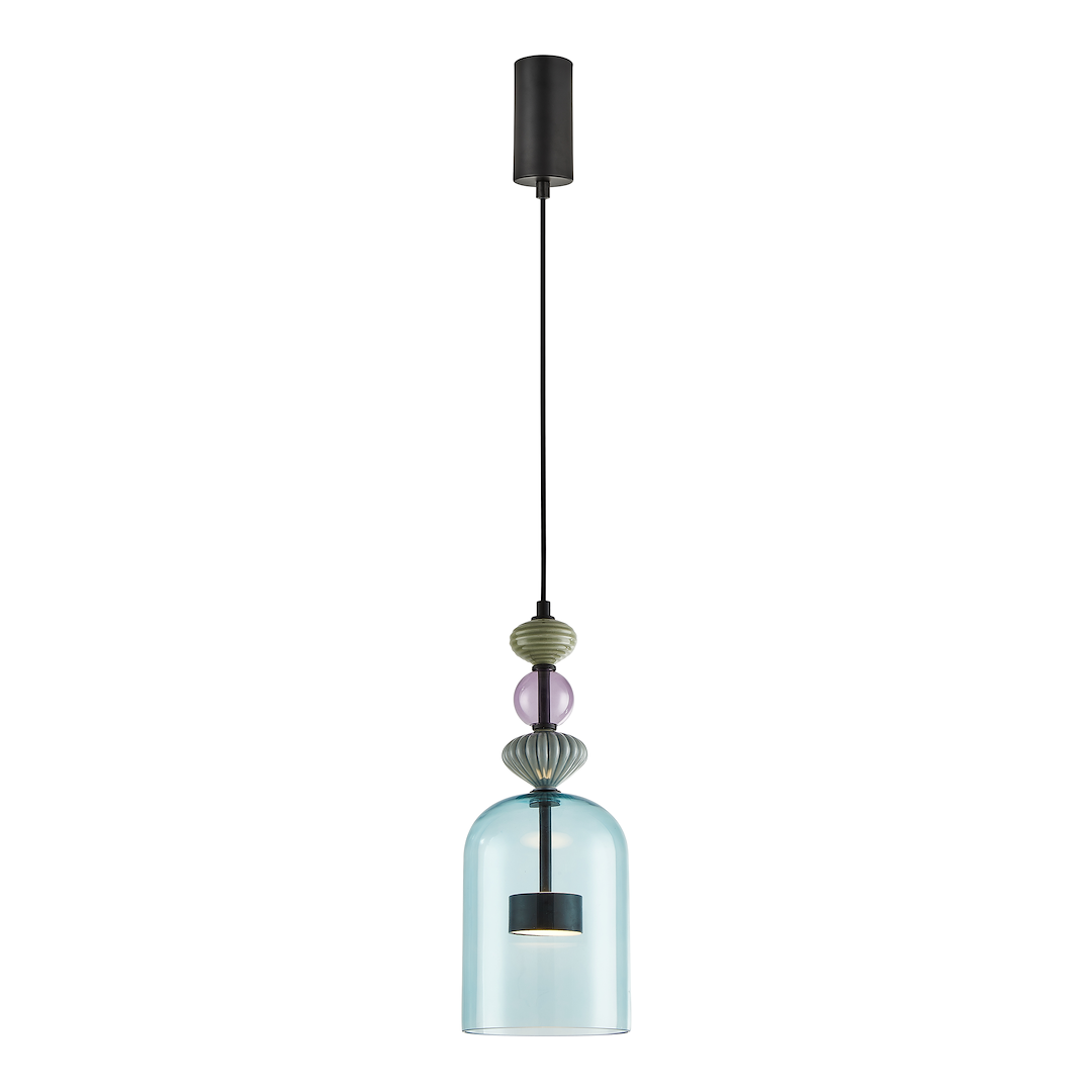 Arte 12W LED viseća svjetiljka, promjer 16 cm, crna