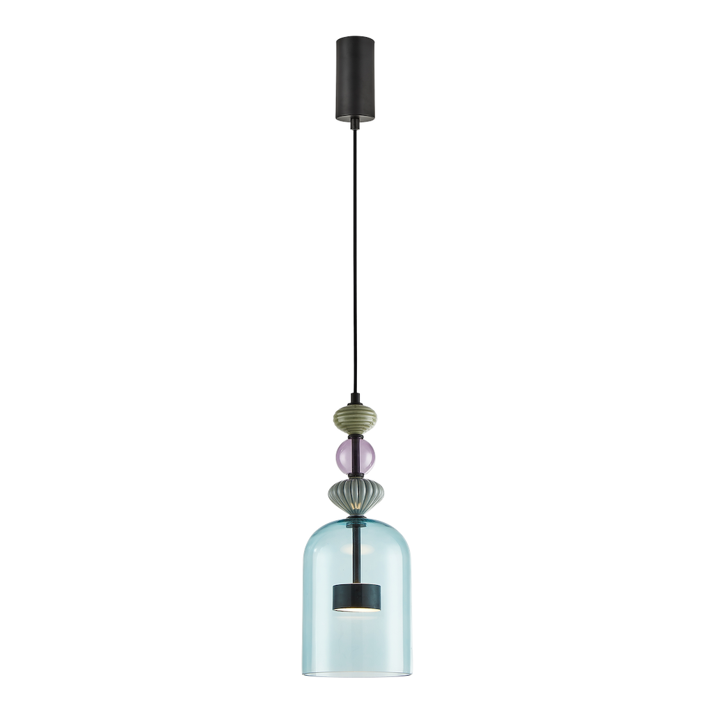 Arte 12W LED viseća svjetiljka, promjer 16 cm, crna