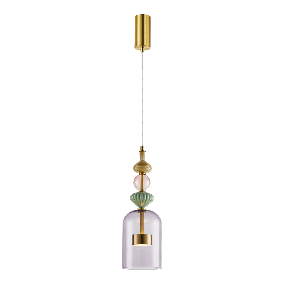 ARTE 12W LED viseća svjetiljka, promjer 13 cm, mesing