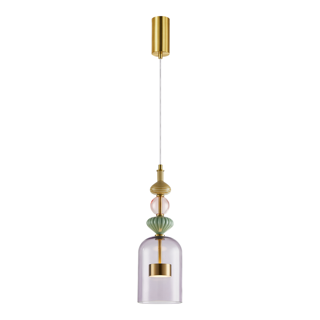 ARTE 12W LED viseća svjetiljka, promjer 13 cm, mesing