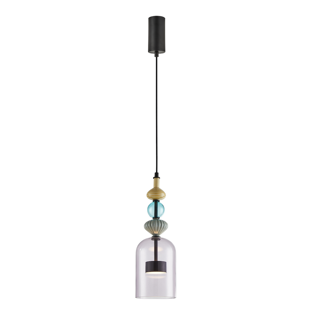 Arte 12W LED viseća svjetiljka, promjer 13 cm, crna