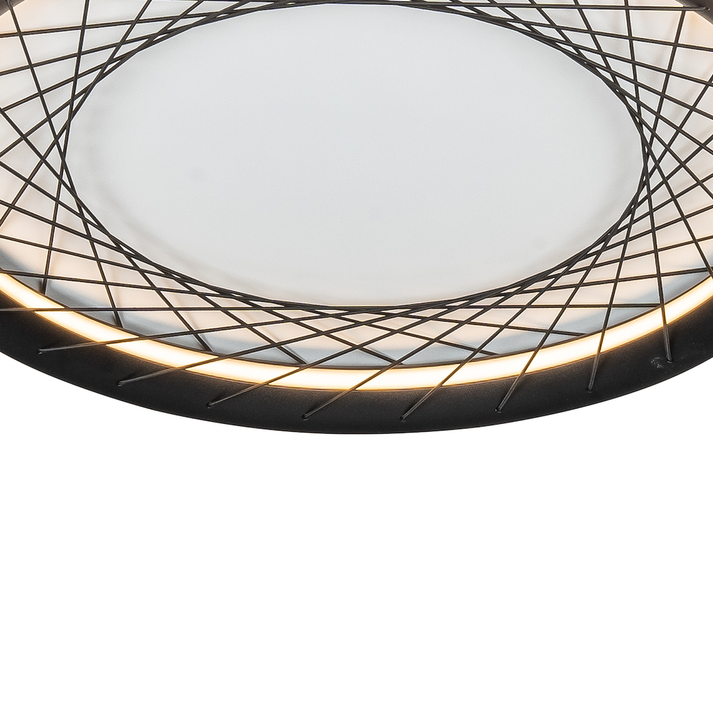 NEST 38W LED stropna lampa, promjer 51 cm