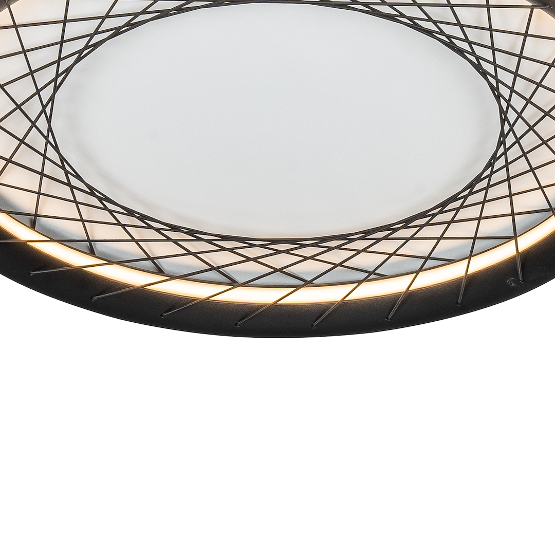 NEST 38W LED stropna lampa, promjer 51 cm