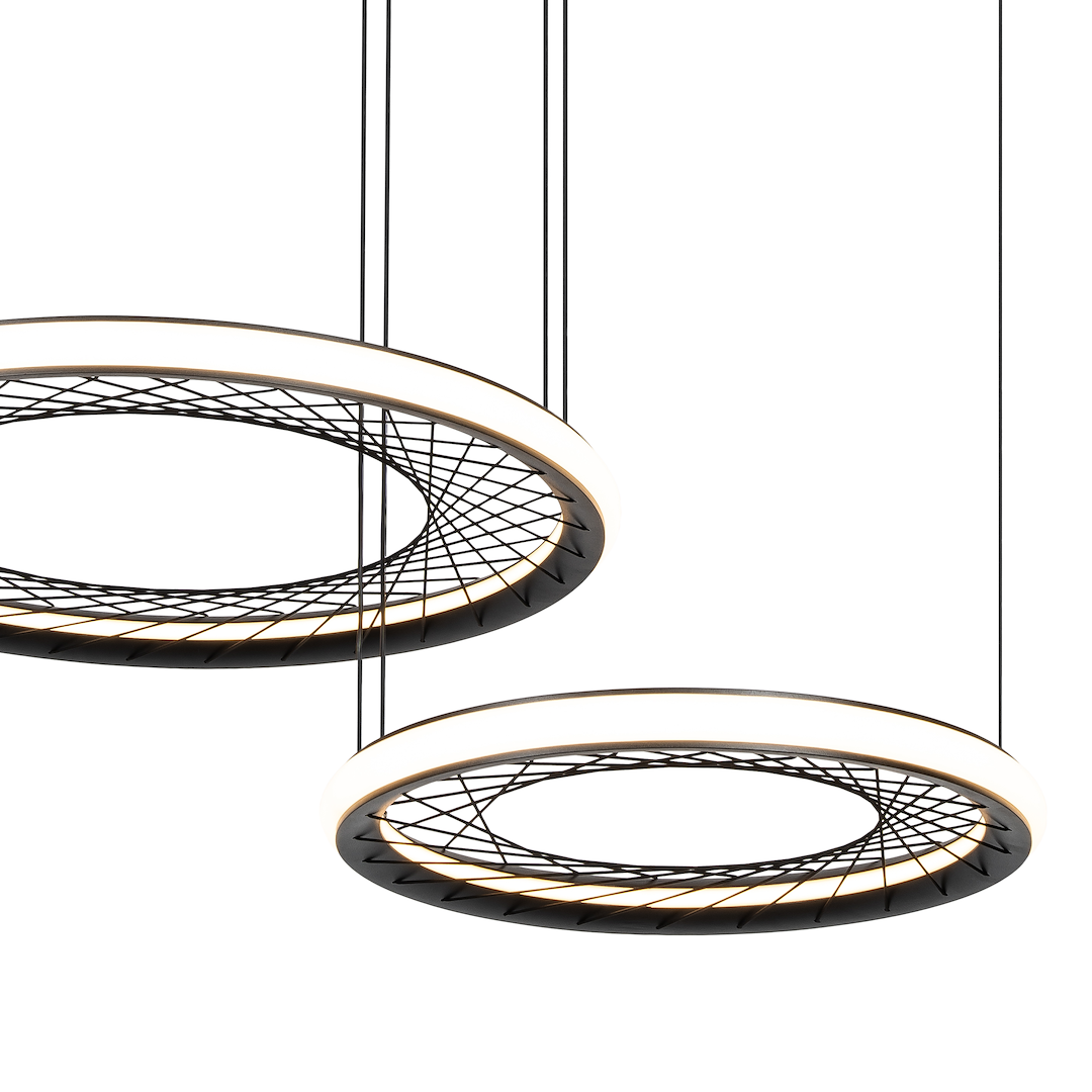 NEST 77W LED viseća lampa 61+41cm