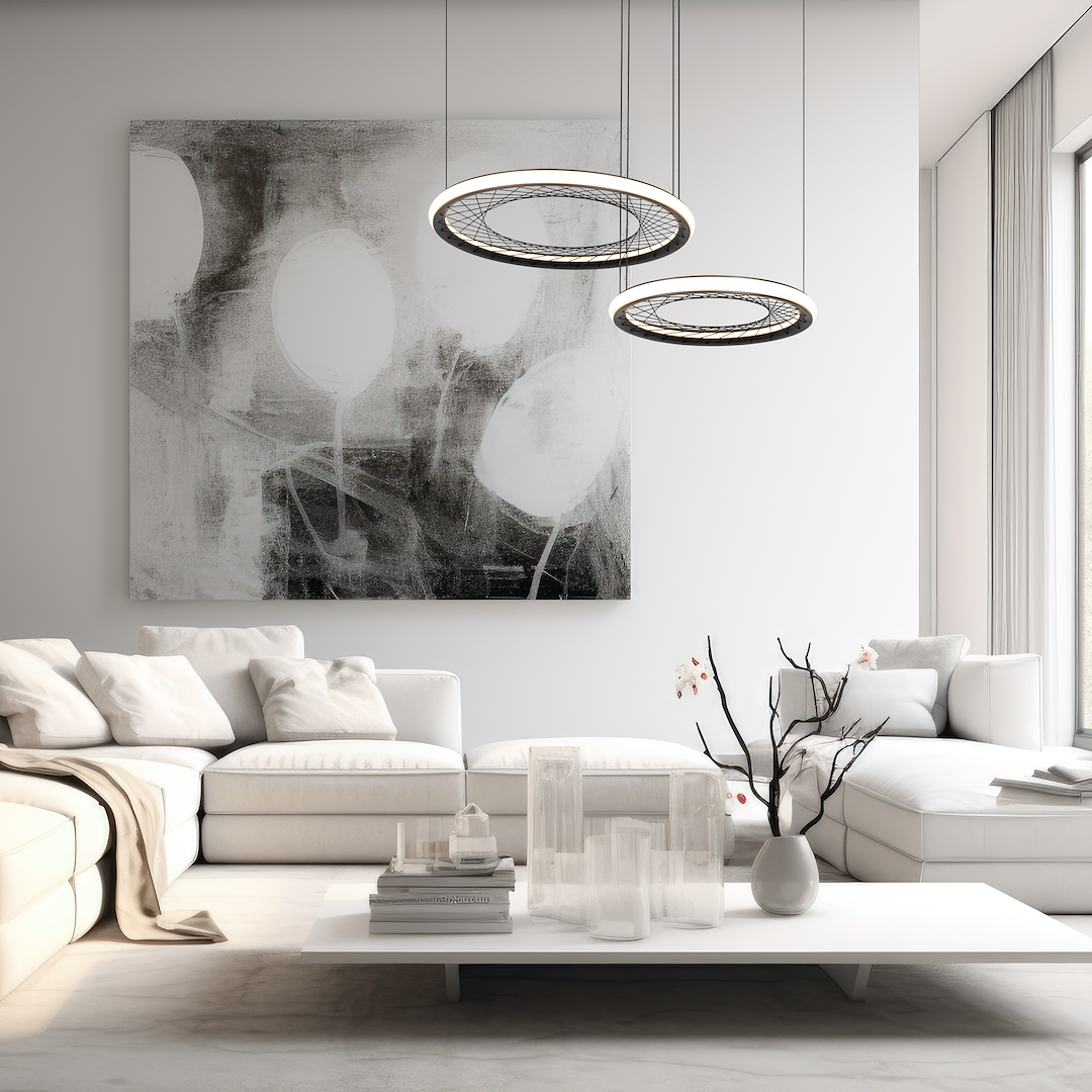 NEST 77W LED viseća lampa 61+41cm
